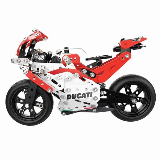 Set constructie Meccano Ducati Moto GP cu suspensie