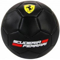 Minge de fotbal Ferrari neagra marimea 5 editie limitata