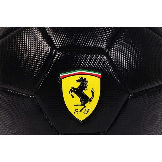 Minge de fotbal Ferrari neagra marimea 5 editie limitata