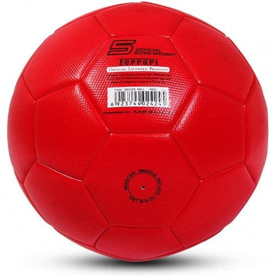 Minge de fotbal Ferrari rosie marimea 5 editie limitata