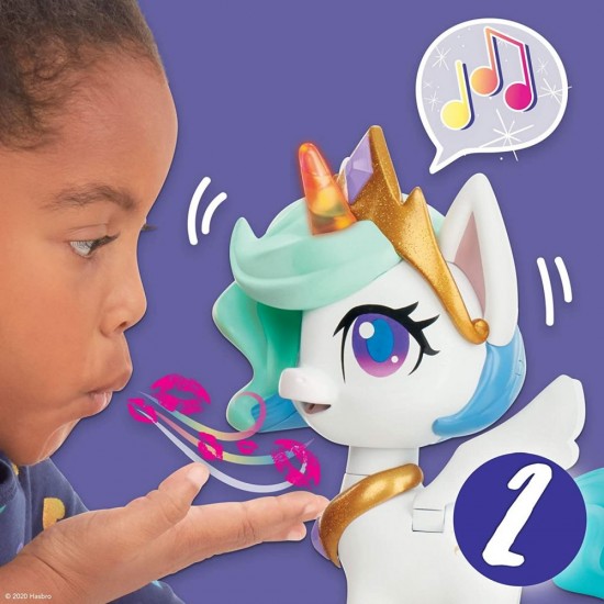 Jucarie interactiva My Little Pony - Celestia Magical Kiss 
