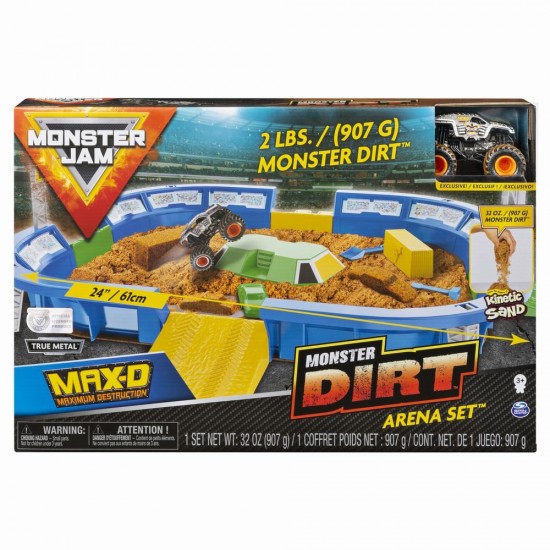Set de joaca Monster Jam Arena 61 cm cu accesorii si masinuta exclusiva