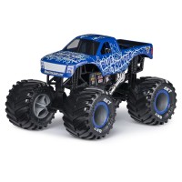 Masinuta metalica Monster Jam Blue Thunder scara 1:24