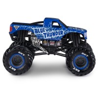 Masinuta metalica Monster Jam Blue Thunder scara 1:24