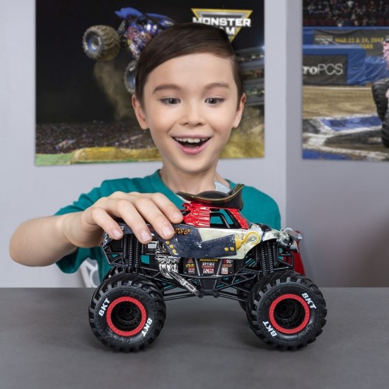 Macheta metalica Monster Jam 1:24 - Blestemul piratilor