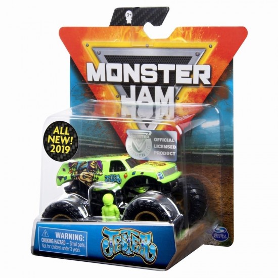 Masinuta metalica Monster Jam Jester scara 1:64