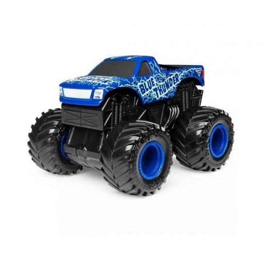 Masinuta metalica Monster Jam Blue Thunder scara 1:43