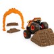 Set camioneta cu nisip si accesorii El Toro Loco Monster Jam 