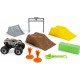 Set camioneta Max-D cu nisip kinetic si accesorii Maxfun Monster Jam 