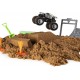 Set camioneta Max-D cu nisip kinetic si accesorii Maxfun Monster Jam 