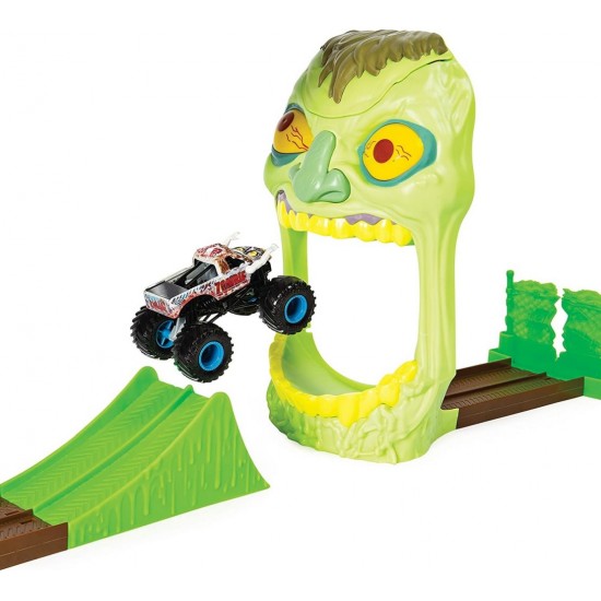 Set cascadorii Monster Jam - Doboara-l pe Zombie