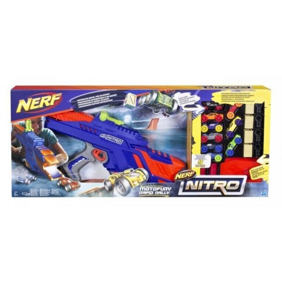 Lansator masinute Nerf Nitro Motofury Rapid Rally