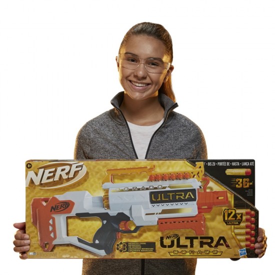 Blaster Nerf Ultra Dorado