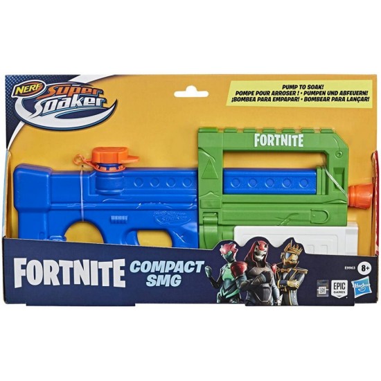 Blaster pentru apa Nerf Compact Fornite SMG L 