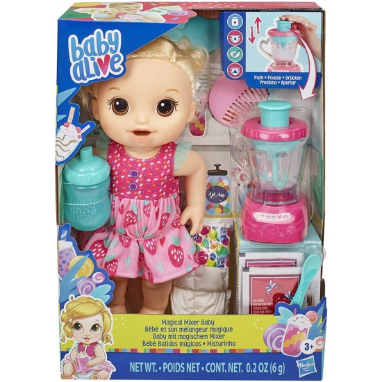 Papusa Baby Alive cu mixer pentru capsuni