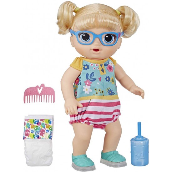 Papusa bebelus blond Baby Alive - Paseste si rade