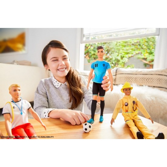 Papusa Ken Barbie Cariere - Pompier