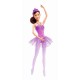 Papusa Barbie balerina cu costum violet