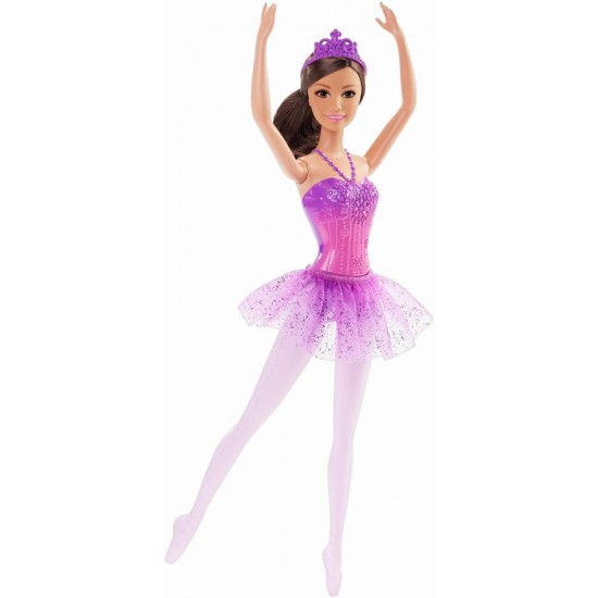 Papusa Barbie balerina cu costum violet