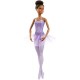 Papusa Barbie balerina creola cu costum lila