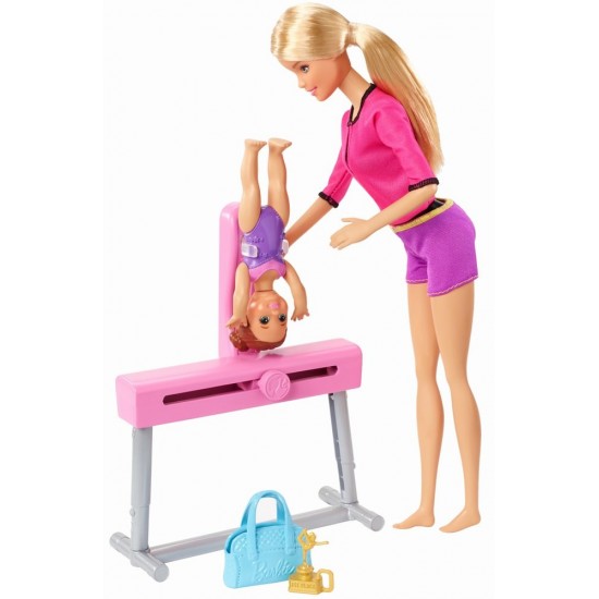 Papusa Barbie Cariere - Antrenoare de gimnastica