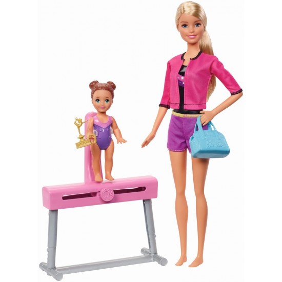 Papusa Barbie Cariere - Antrenoare de gimnastica