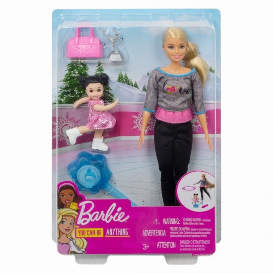 Papusa Barbie Cariere - Antrenoare de patinaj