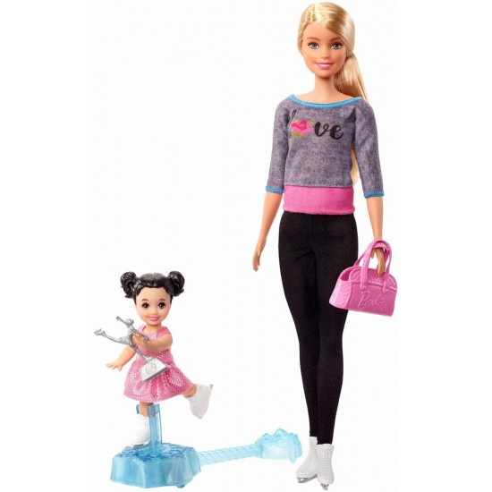 Papusa Barbie Cariere - Antrenoare de patinaj