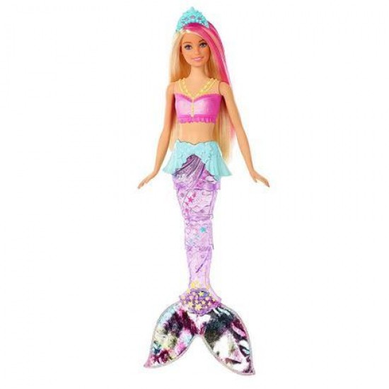 Papusa Barbie Dreamtopia Sirena cu lumini