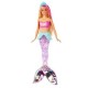 Papusa Barbie Dreamtopia Sirena cu lumini