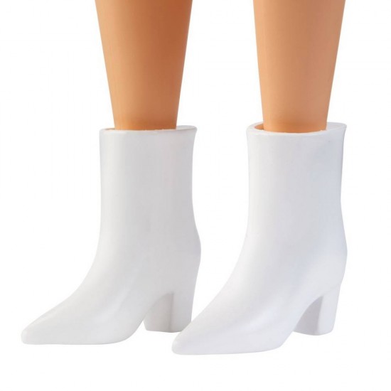 Papusa Barbie Fashionista cu rochita Unicorn Believer