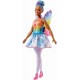 Papusa Barbie Dreamtopia - Zana cu parul albastru