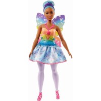 Papusa Barbie Dreamtopia - Zana cu parul albastru