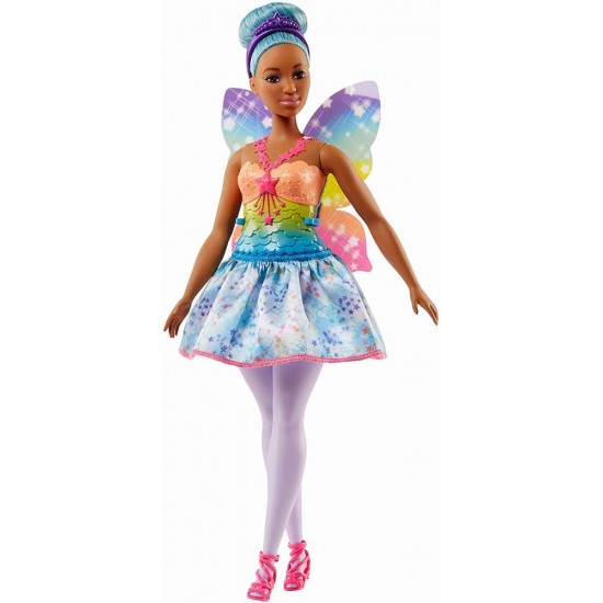 Papusa Barbie Dreamtopia - Zana cu parul albastru