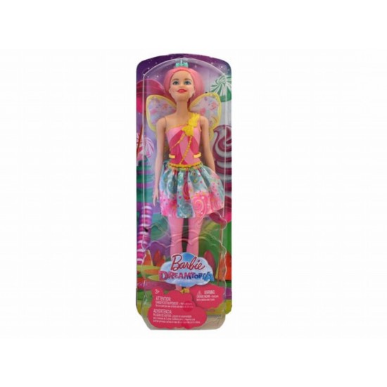 Papusa Barbie Dreamtopia - Zana cu parul roz