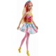 Papusa Barbie Dreamtopia - Zana cu parul roz