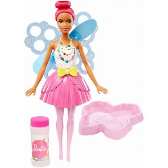 Papusa Barbie Dreamtopia zana cu balonase de sapun