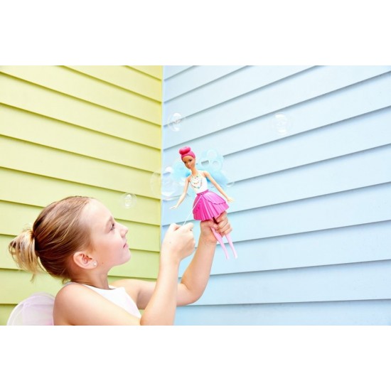 Papusa Barbie Dreamtopia zana cu balonase de sapun