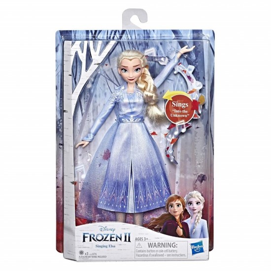 Papusa muzicala Elsa Frozen 2 cu lumini