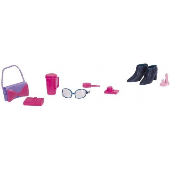 Set papusa Steffi Mega Fashion cu 45 accesorii