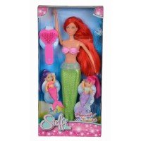 Papusa Steffi sirena cu corp verde