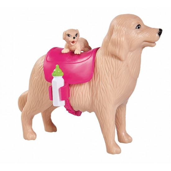 Papusa Evi cu catelusa si pui