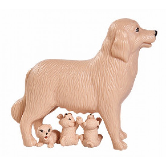 Papusa Evi cu catelusa si pui