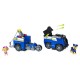 Masina de politie  2 in 1 Split Second Chase Patrula Catelusilor cu 2 figurine