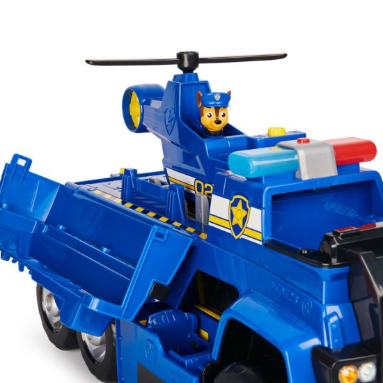 Masina de politie Chase Ultimate Police Cruiser 5 in 1 Patrula Catelusilor