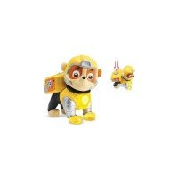 Figurina articulata cu lumini Mighy Pups Rubble Patrula Catelusilor