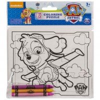 Puzzle pentru colorat Paw Patrol