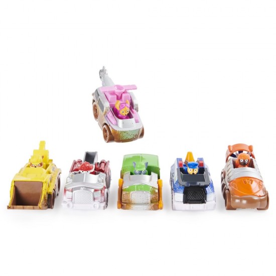 Set 6 masinute metalice Off Road Edition Patrula Catelusilor 