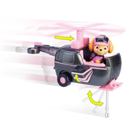 Set elicopter cu figurina Skye Patrula Catelusilor 