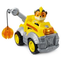 Set figurina Rubble si masina cu lumini si sunete Patrula Catelusilor 